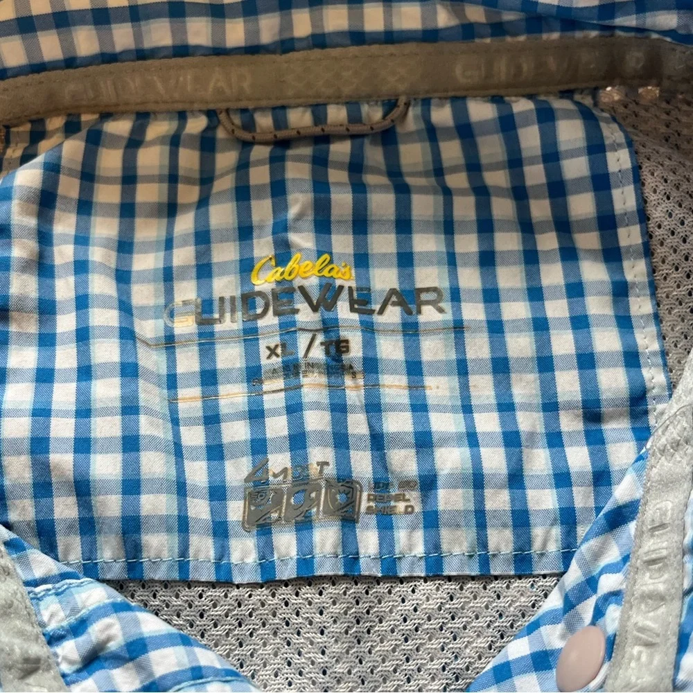 Cabela’s Men’s Guidewear UPF 50 Vented Button Down Shirt Size XL RN 56835 - Picture 2 of 9